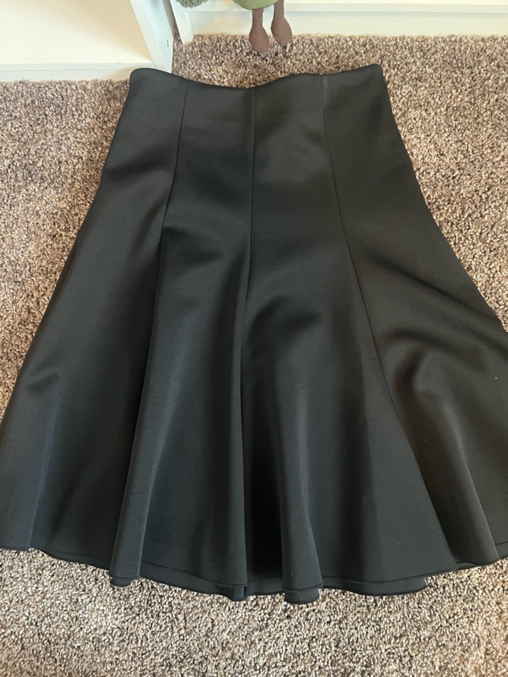 Vince Camuto Black A-Line Flared Skirt